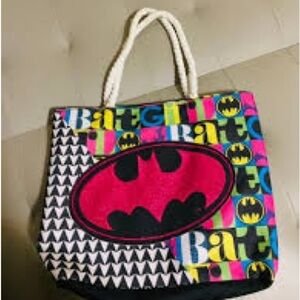 Bat girl tote bag
